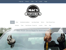 Tablet Screenshot of macsdglass.com